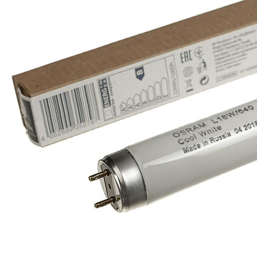 Цена за 2 шт. Лампа люминесцентная Osram L 18W/640, G13, 18 Вт, 4000 К, 590 мм