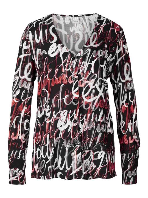 Блузка, черно-пестрая - Heine фото 2