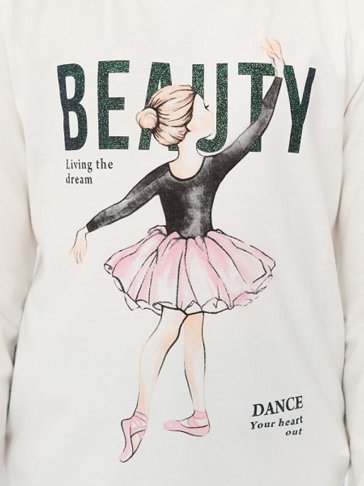 CRB wear/CSKG 63869-21-420 Джемпер для девочки,экрю/Ex.Cherubino  фото 4