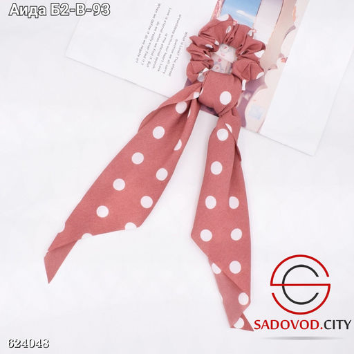 Резинка-платок в горошек