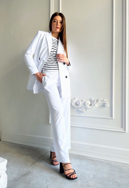 Костюм AURA 9156-164 белый  фото 2