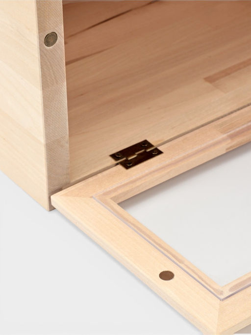 Хлебница Donna Anna, 38×25.5×20 см, дерево беёза, бежевая