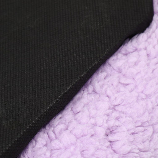 Лежанка для собак и кошек Уют, мягкий мех, 45 х 35 х 11 см, фиолетовая - Пижон фото 14