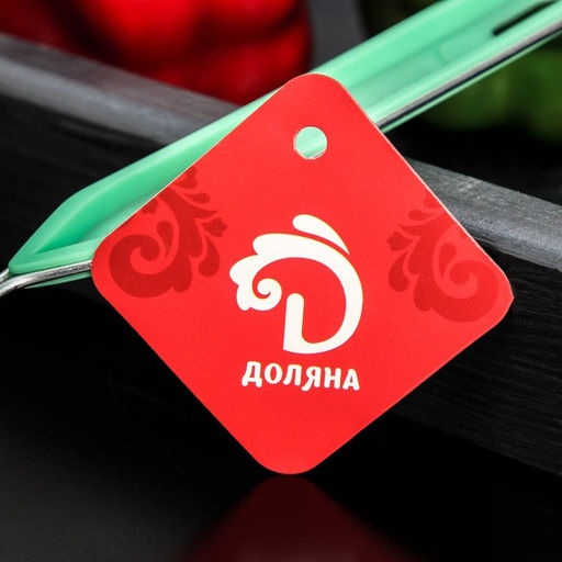 Сито с ручкой Доляна Хозяюшка, d=8,5 см, цвет зелёный  фото 6