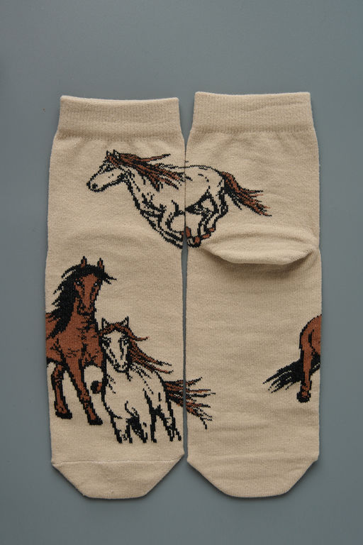 Носки женские Лошадки (набор 3 пары) - Berchelli фото 5