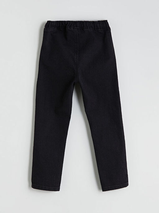 Beli Lastikli Slim Fit Erkek ?ocuk Jean Pantolon