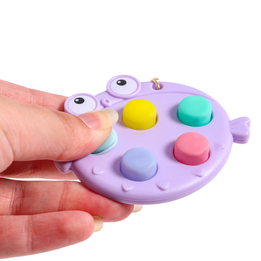 Цена за 12 шт. Брелок детский Чудик, цвета МИКС - Simaland фото 4