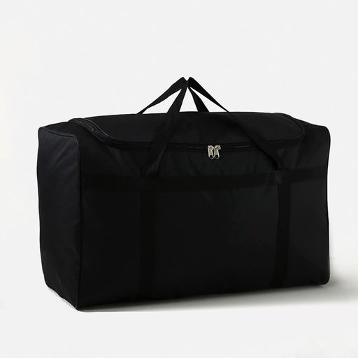 Сумка дорожная на молнии, цвет чёрный