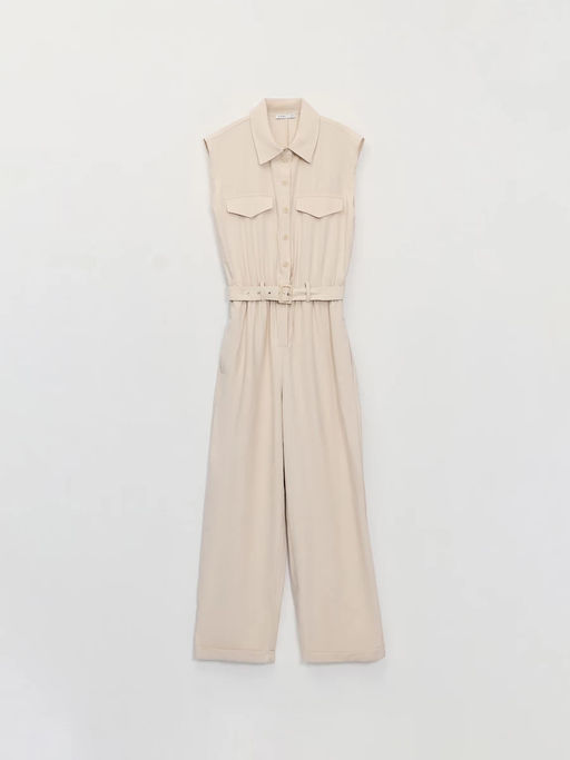 Приталенный комбинезон из вискозы / Zarina  фото 7