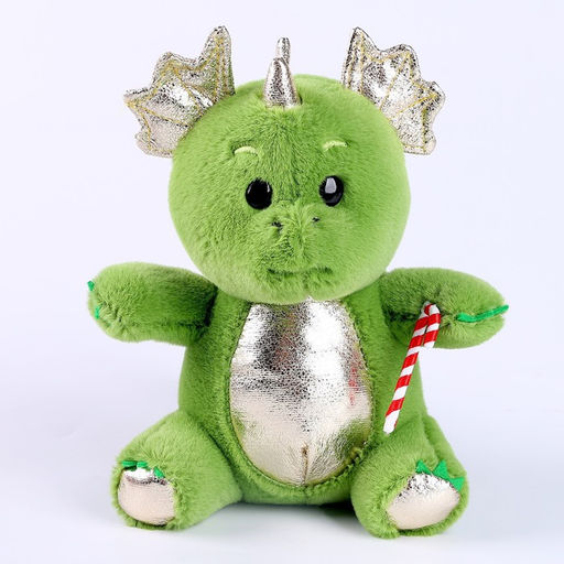 Цена за 2 шт. Мягкая игрушка на новый год Дракоша с леденцом - Milo toys фото 4