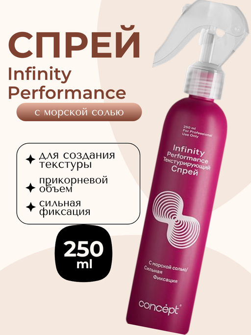 INFINITY Спрей для создания текстуры с морской солью 250 мл CONCEPT  фото 4