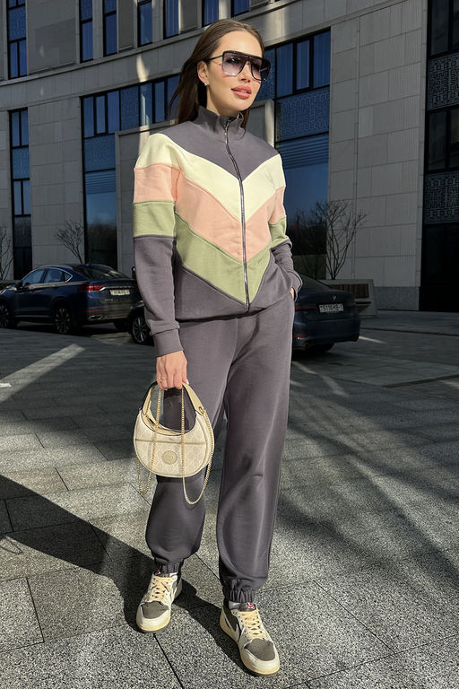 Костюм GO F3025/30-03.164-170 графит - Pirs фото 5