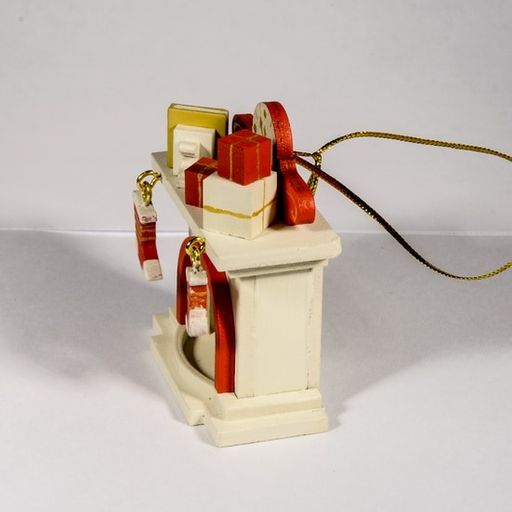 Елочная игрушка - Камин 1013 K - Idh фото 2