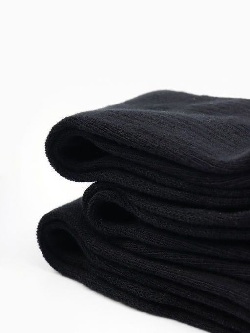 Носки мужские спортивные хлопковые, набор 3 пары Resport, размер 46-47, чёрные