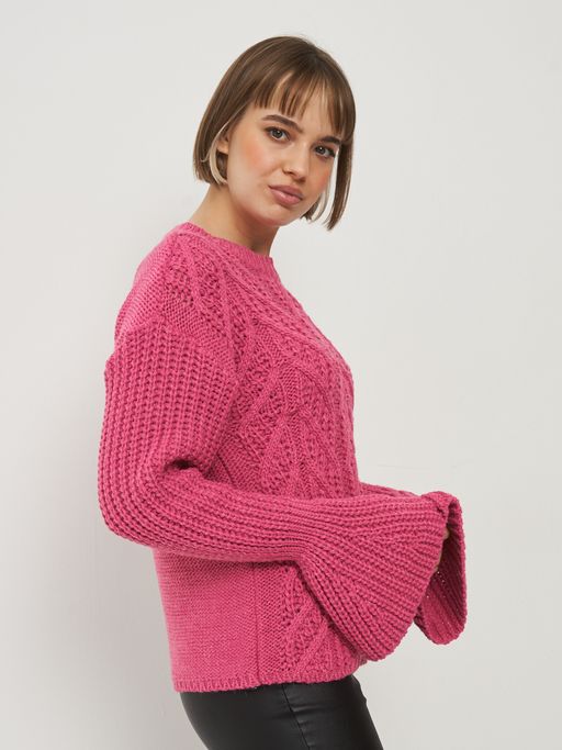 Джемпер женский Vay Be You 7222-40058 пан с шерстью  фото 3