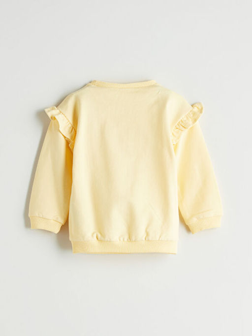 Bisiklet Yaka K?z ?ocuk Sweatshirt