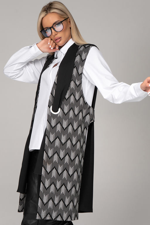 Жилет Высокая классика (зебра) - Эльза фото 17