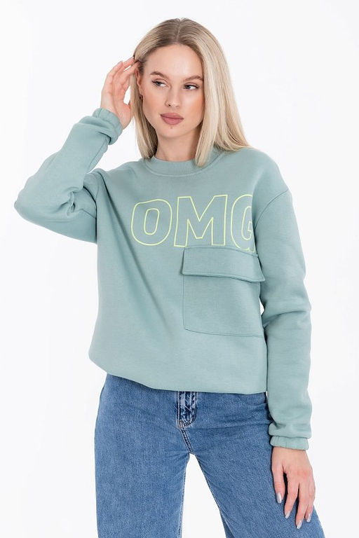 Толстовка М321143Па Полынь - Елена фото 13