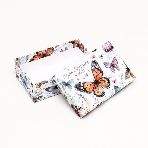 Набор коробок 10 в 1 «Птицы и бабочки» , 32.5 × 20 × 12.5 -12×7×4 см