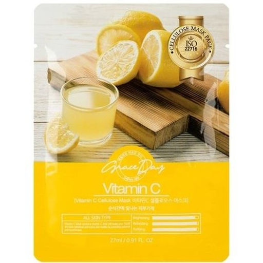 Тканевая маска с витамином С - Vitamin C Cellulose Mask , 27 мл