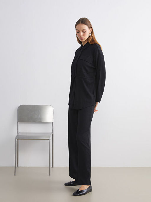 Dokulu Kad?n G?mlek Tunik