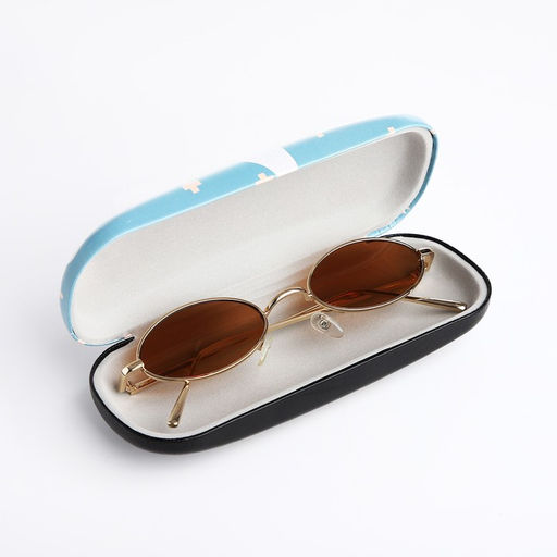 Футляр для очков, 16 х 3,8 х 6 см, цвет голубой - Simaland фото 4