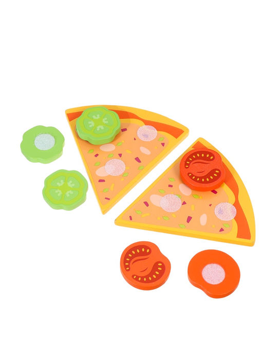 Деревянный кухонный набор - сортер «Пицца»