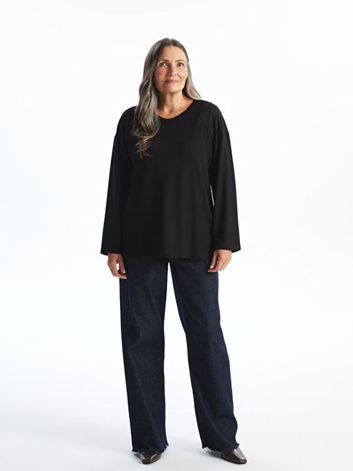 Bisiklet Yaka Nak??l? Kad?n Bluz