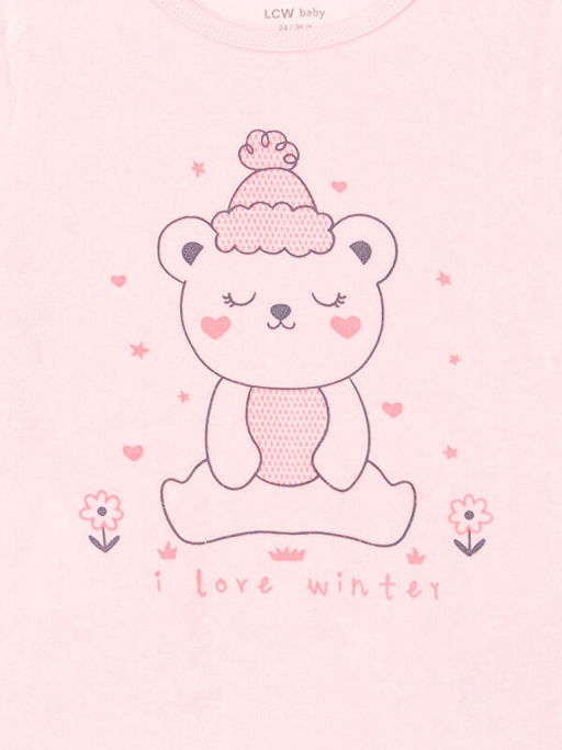 Bisiklet Yaka K?z ?ocuk Pijama ?st - Waikiki фото 2