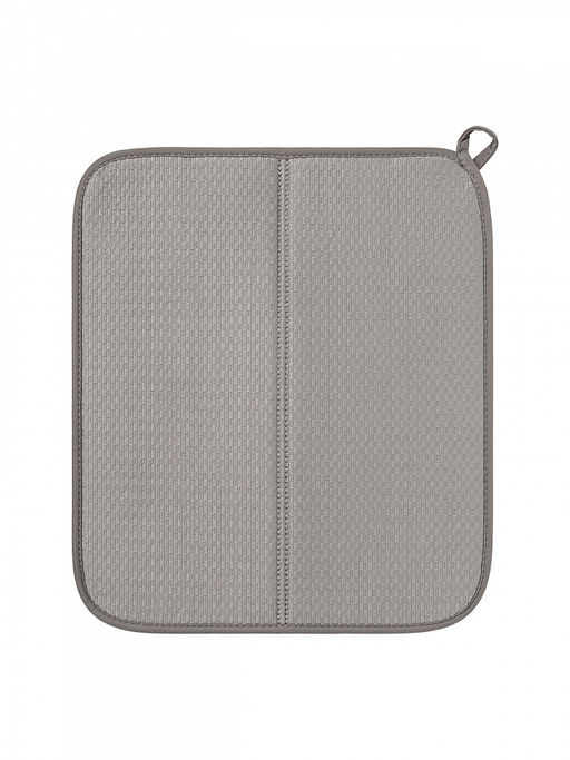 Коврик для сушки посуды 38x44 серый полиэстер