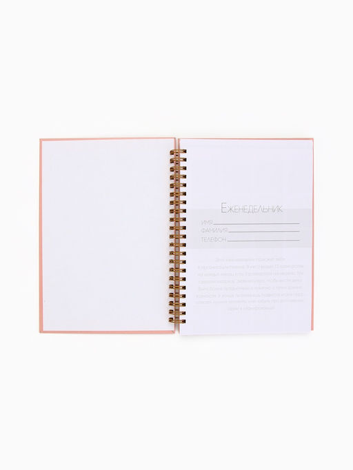 Планер-еженедельник А5, 86 л. в твердой обложке, на гребне Себя создают - Artfox фото 2