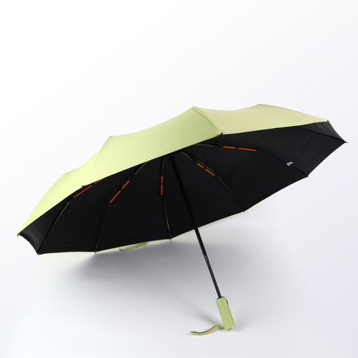 Зонт автоматический «Однотон», 3 сложения, 10 спиц, R=51/58 см, d=102 см, оливковый