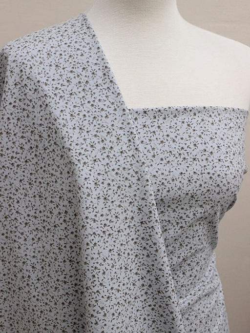 Теплый хлопок Алессия цв.св.голубая дымка, ш.1.50м, хлопок-100%, 160гр/м.кв - Купава фото 3