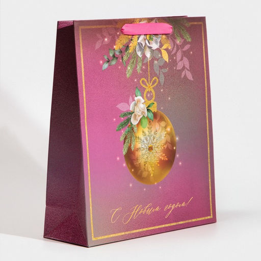 Пакет ламинированный вертикальный Нежность, M 26 30 9 см - Дарите счастье фото 2