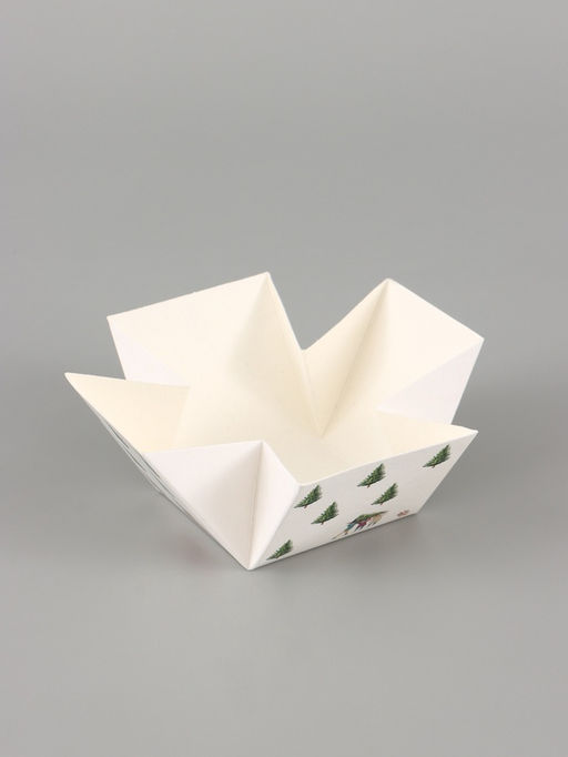 Цена за 5 шт. Коробка подарочная новогодняя «С новым годом», 6.5×6.5×6.5 см