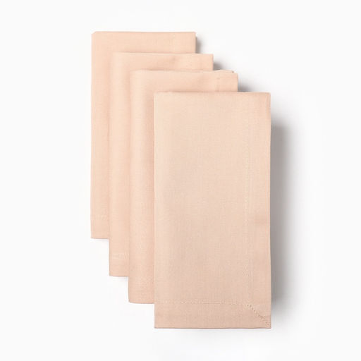 Набор салфеток сервировочных «Этель. Праздничный стол», 40×40 см - 4 шт., с декоративными кольцами, 100% хлопок