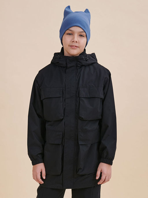 PELICAN, ветровка для мальчиков, Черный  фото 2