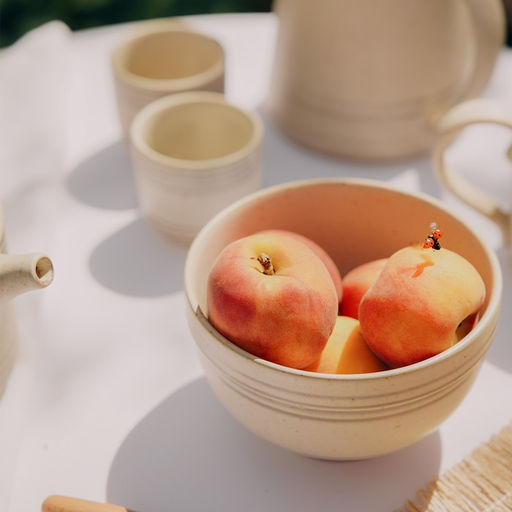 Салатник SL Home «Райяс», 800 мл, d=14.5 см, керамика, бежевый