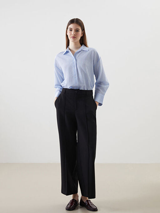 Loose Fit Kad?n Palazzo Pantolon