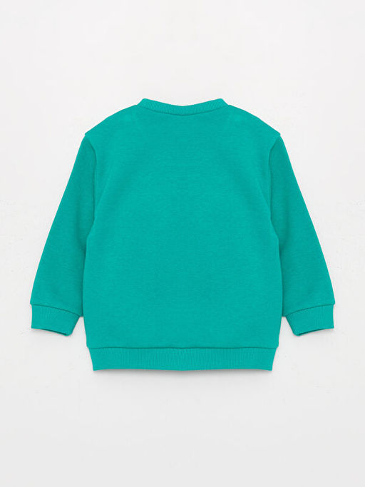 Bisiklet Yaka Bask?l? Erkek Bebek Sweatshirt ve E?ofman Alt? - Waikiki фото 3