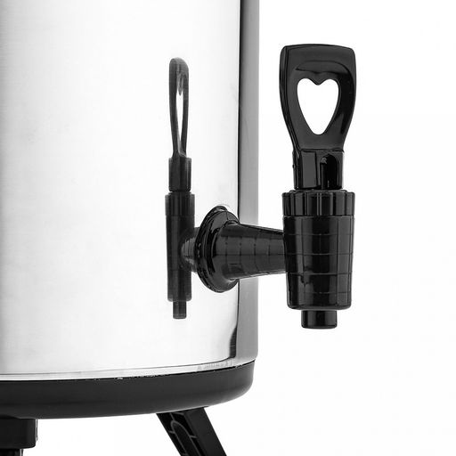 Термос из нержавеющей стали 6л, д22,5см h34-39,5см, кран, крышка и ручка пластмассовые, складные пластмассовые ножки, в подарочной коробке (Китай) - Домашняя мода фото 4