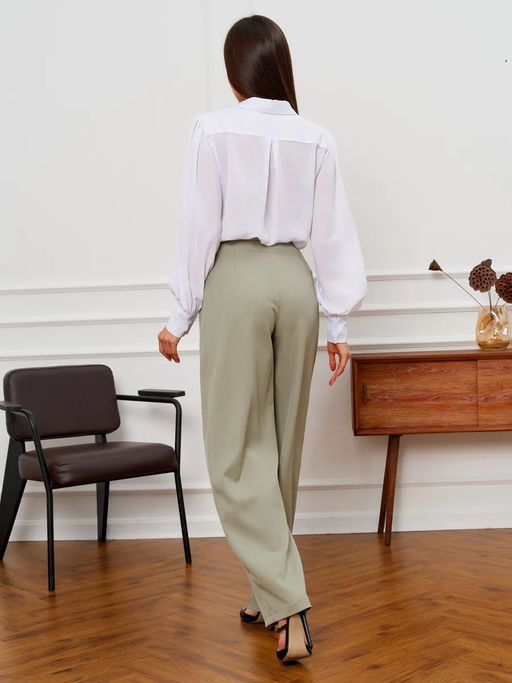 Брюки классические палаццо прямые