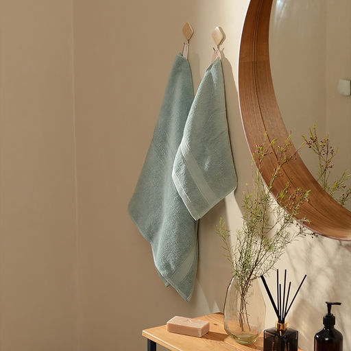 Полотенце махровое SL HOME: Classic «Аззура», 50×90 см, хлопок 100%, бирюзовое