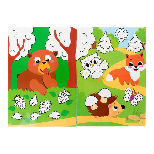 Раскраска многоразовая Рисуй-стирай. Мир животных, 12 стр. - Буква-ленд фото 8