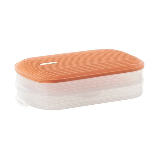 Контейнер для хранения 2 яруса Double, orange (8,5*32*20,3 см)