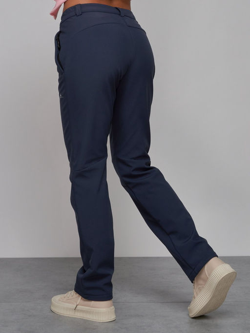 Брюки спортивные софтшелл MTFORCE женские синего цвета 2410S  фото 12