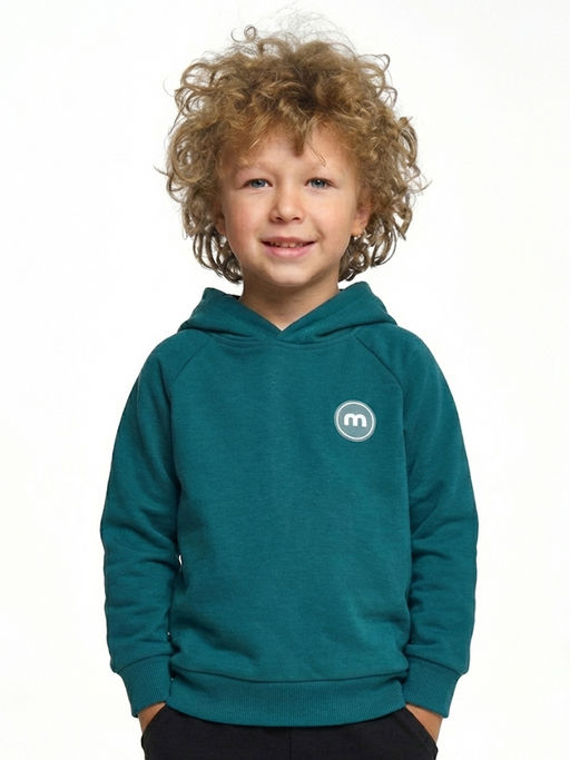 Джемпер худи (104-122см) 22-6284 хаки - Mini maxi фото 4