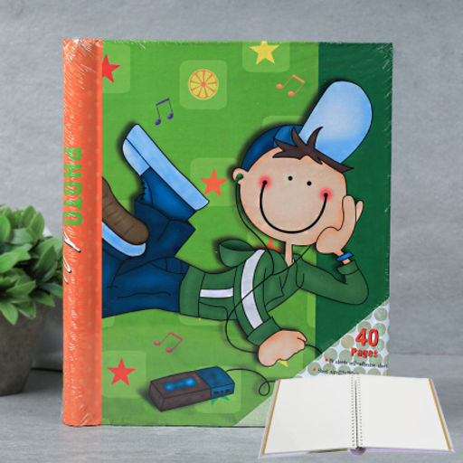 Фотоальбом магнитный 20 листов Дети / 031N /уп 40/микс 4 вида (Розовый) - Галеонтрейд фото 7