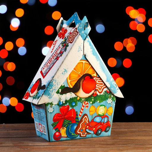 Цена за 5 шт. Подарочная коробка Скворечник солнечный, 26 х 11 х 20,5 см - Simaland фото 2