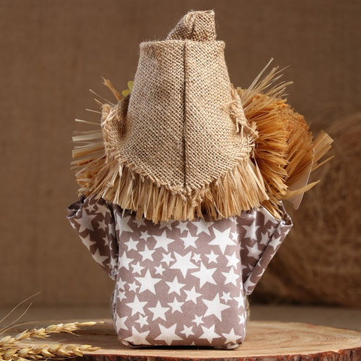 Фигурка-оберег «Домовой. Дед с метлой и подковой», 25×22×13 см, МИКС